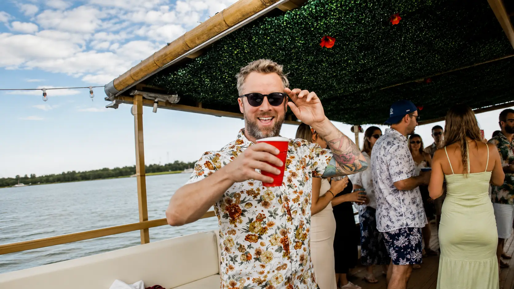 Party on a booze cruise in Charleston Booze cruise in Charleston
