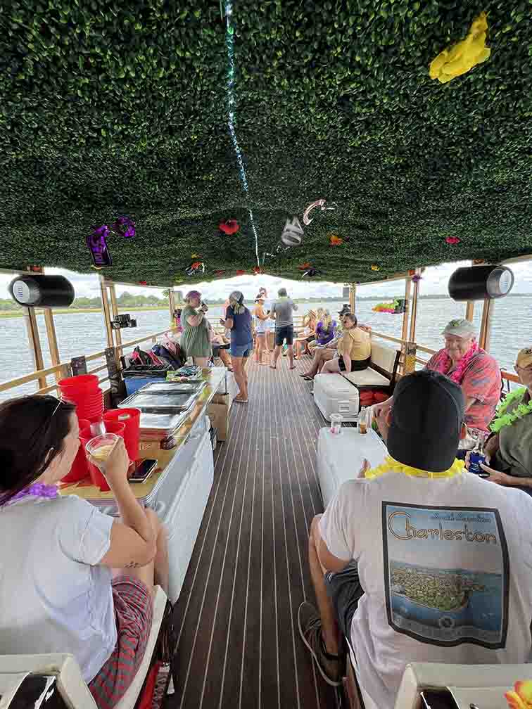 group-of-friends-in-the-best-party-boat A group of friends on a party boat