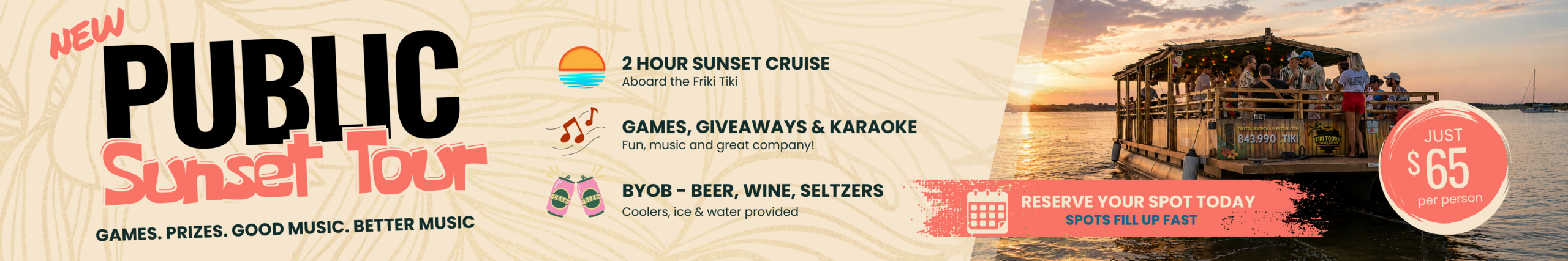 Sunset public Tour Banner