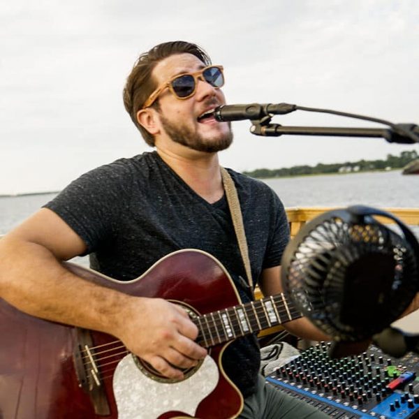 live music on the friki tiki around the Charleston harbor